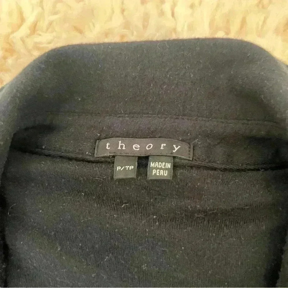 Theory Women’s Black Collar Dress - Picture 7 of 9